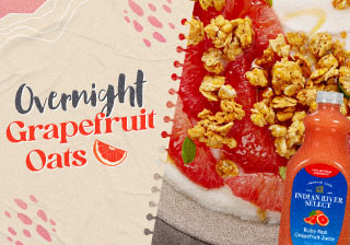 Overnight Grapefruit Oats