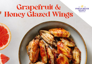 Grapefruit & Honey Glazed Wings